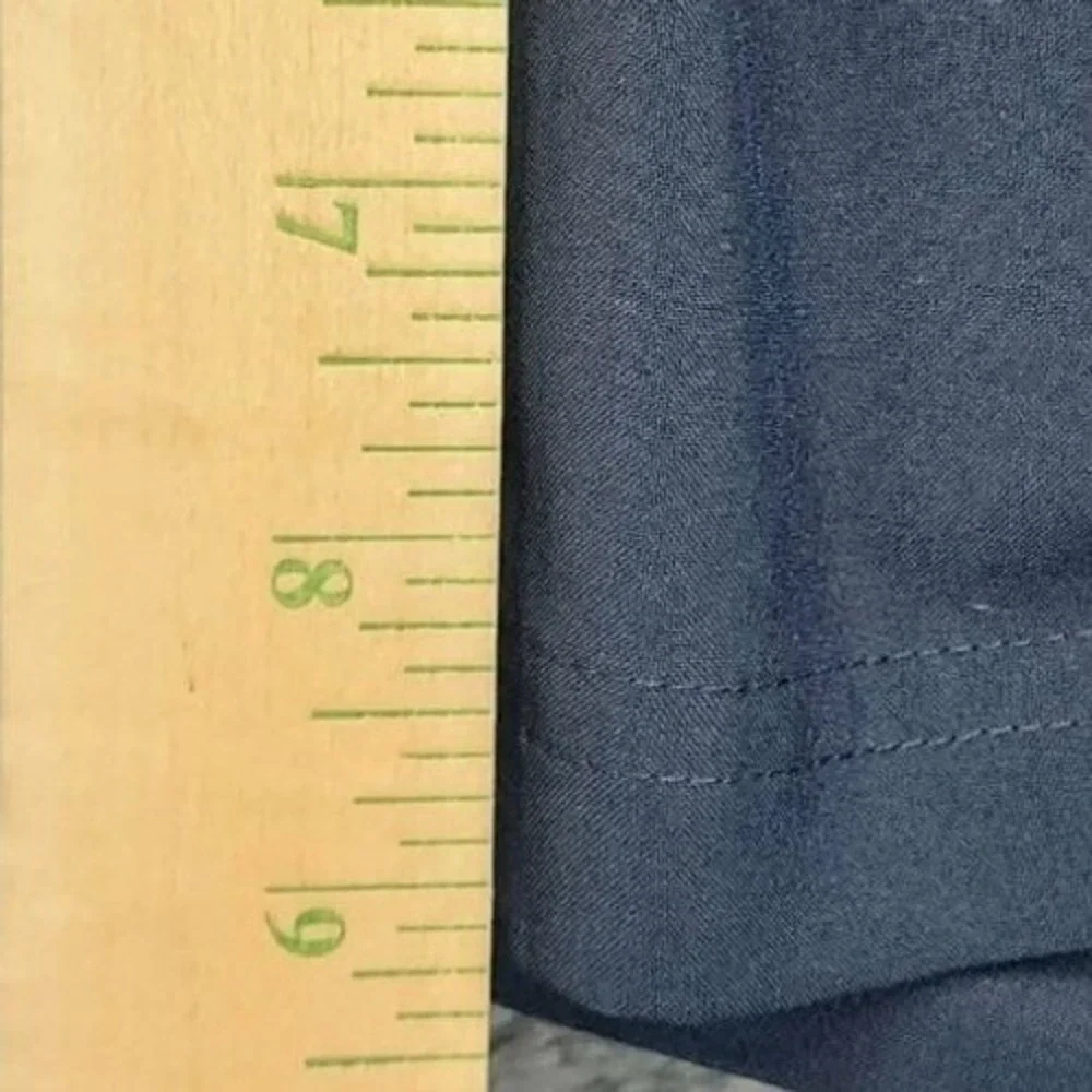 Ben‎ Hogan Mens Blue Performance Golf Shorts Size 36 Stretch Flat Front Solid